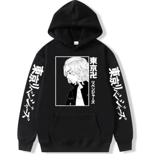 Anime Tokyo Avengers New Creative Sweater Mens Casual Sweater Mens Shirt Harajuku Style Mens Hoodie Hooded Sweatshirt
