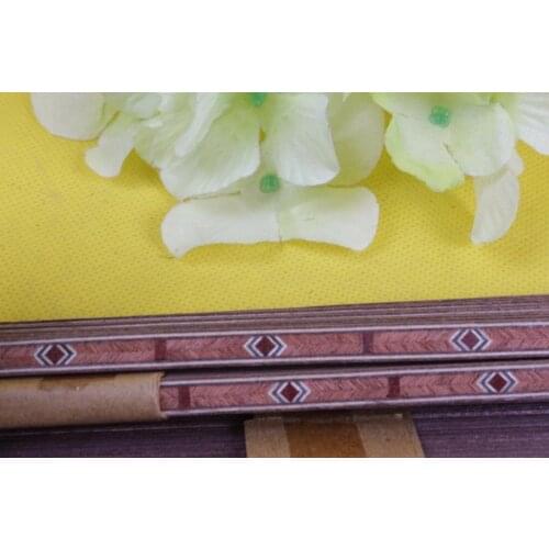 25Strip Guitar Luthier Purfling Binding Marquetry Inlay 640x6x1mm #68P