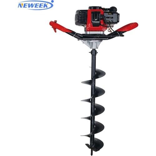 Neweek portable gasoline orchard tree planting manual auger for earth drilling machine
