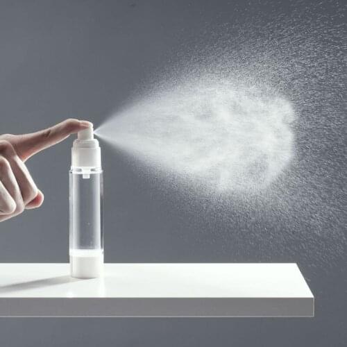 Empty Perfume Sanitizerd Sprayer 30ml-120ml Vacuum Plastic Pump Bottle Perfume Container Airless Bottle Transparent Pump Bottle