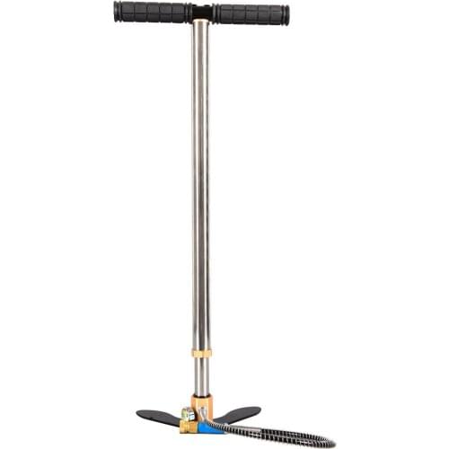 4500PSI 300bar 30mpa Hand Operated Air Pump Stainless Steel Three Stage High Pressure Pump For Bicycles Motorcycles Cars