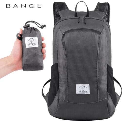 REJS LANGT Casual Sports Backpack Men Waterproof Foldable School Backpacks for Teenager Lightweight Outdoor Travel Bag Mochila