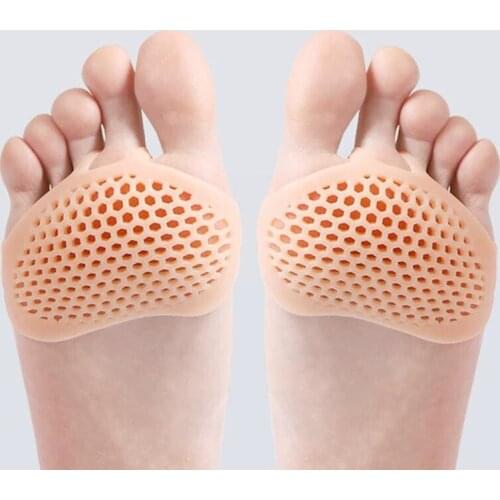 Insoles Forefoot Pads for Women High Heel Shoes Foot Blister Care Toes Insert Pad Silicone Gel Insole Pain Relief