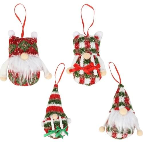 Craft Christmas Tree Decoration Gnome Hanging Ornament Increase Christmas Atmosphere in Home Office Buildings Club LX0D