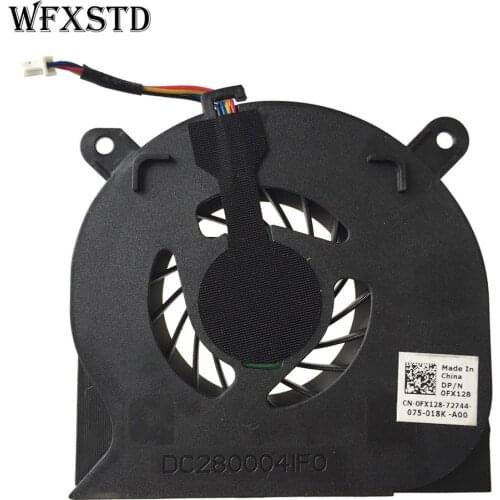 CPU Fan For Dell E6410 E6510 CPU Cooling Fan 04H1RR 4H1RR DC280007TFL DFS531005MC0T / 4 pins