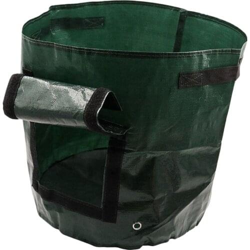 2Pcs 3 Gallon + 2pcs 5 Gallon Garden Potato Grow Bags with Flap Durable