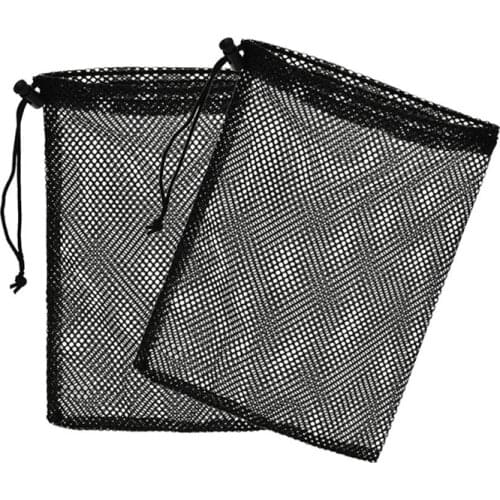 2 Pcs Nylon Mesh Nets Bag Pouch Golf Tennis Carrying Holder Storage Bags Golf Accessories