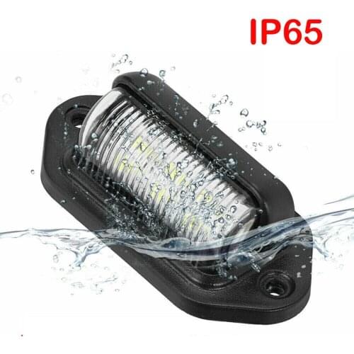 2019 New Waterproof 6 LED 12V High Quality License Plate Light Car Boat Truck Trailer Step Lamp
