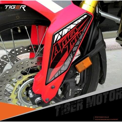 3D Resin Motorcycle Mudguard Protection Decal Fits for Honda CRF1000L Africa Twin 2016-2019