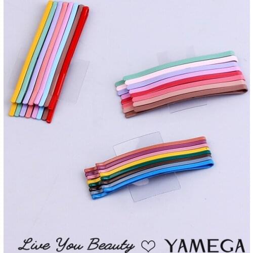 8Pcs/Lot Colorful Simple Metal Headwear Hair Styling Accessories Hair Clips Bobby Pins Curly Wavy Grips Salon Barrette Hairpin