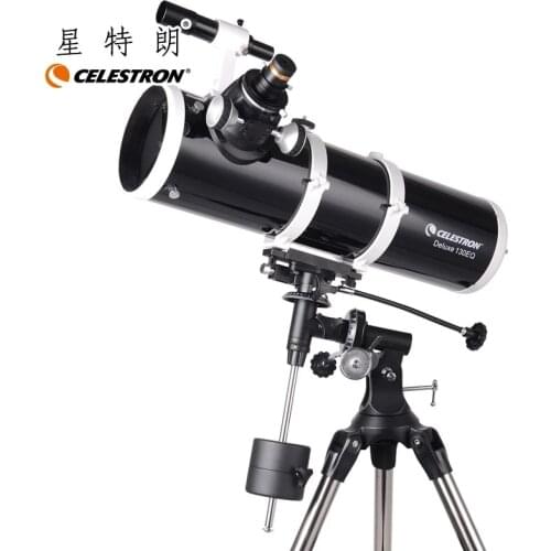 Celestron Deluxe 130EQ DX Newtonian Professional Astronomical Telescope 1000X EQ2 Equatorial Easy Setup 81045