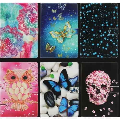Case For Huawei MediaPad M5 10.8 inch Cover Cartoon Butterfly Case For Huawei MediaPad M5 10.8 CMR-AL09 CMR-W09 Tablet+pen