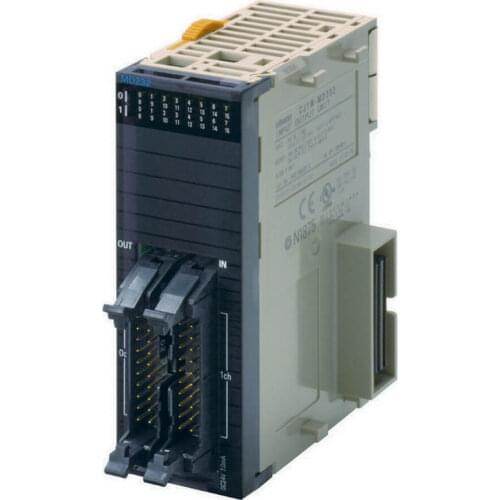 CJ1W-MD232 Digital I/O unit, 16 x 24 VDC inputs, 16 x transistor outputs, PNP, 0.5 A, 24 VDC, 2 A max, 2 x MIL20 connectors (not