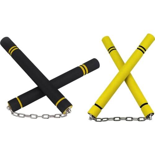 Sponge Nunchucks Chain Training Practice Stick Safe Martial Arts Equipment Safety Martial Arts Products for Beginners Training