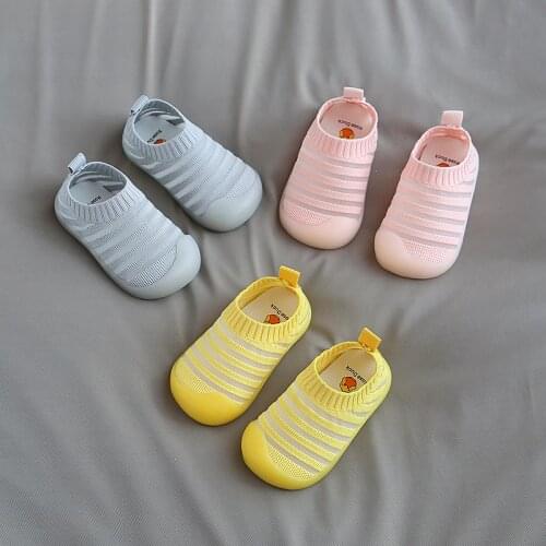 2021Summer Infant Toddler Shoes Baby Girls Boys Mesh Casual Shoes High Quality Non-Slip Breathable Kids Children Outdoor Shoes