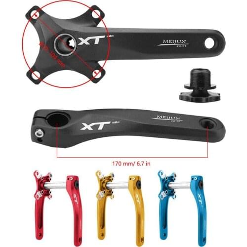 MEIJUN 1 Pair Mountain Road Bike Crank Arm 170 mm Aluminium Alloy Bicycle Crankset Bike Repair Parts for SHIMANO, SRAM, Sunrace