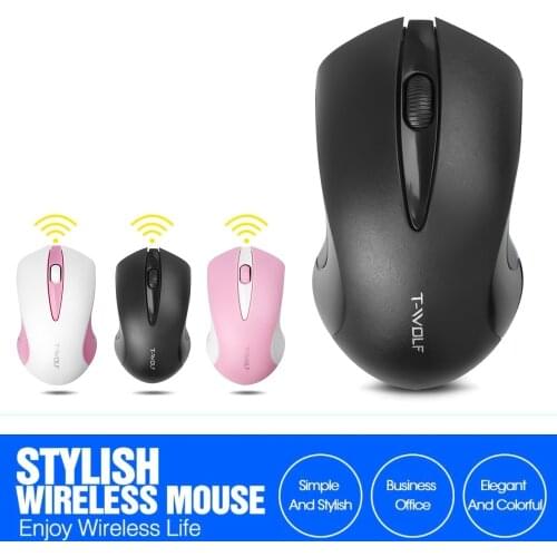 Thunder Wolf 1200DPI Mini 2.4G Wireless Mouse 3 button For Laptop Notebook Small Office Computer Mouse Computer Peripheral