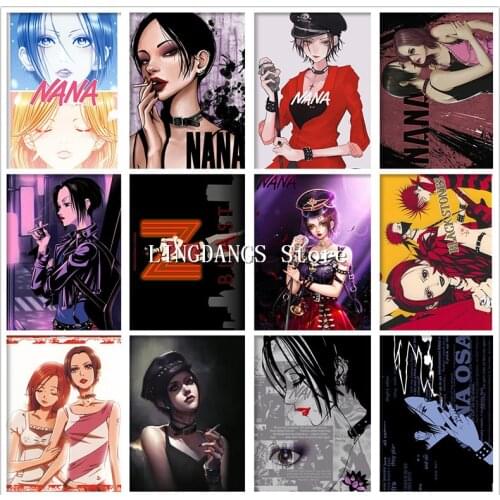 5D DIY Full Drill Diamond Painting Cartoon Fashion Girl Anime NANA Diamond Mosaic Embroidery Cross Stitch Kits Home Decor Gift