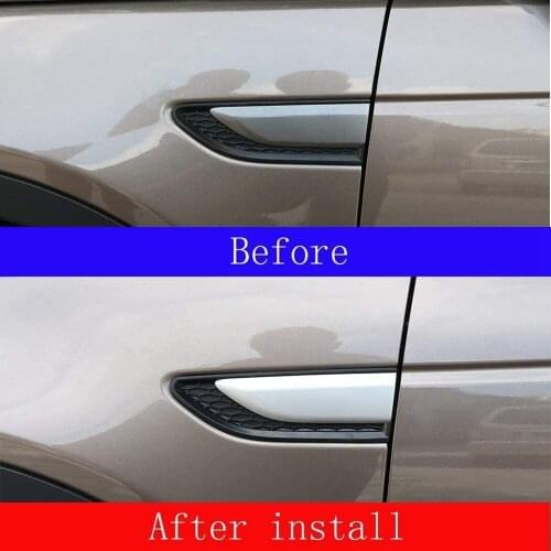 ABS Plastic Door Side Fender Slat Vent Frame Trim Cover for Land Rover Discovery Sport 2015 2016 2017 2018