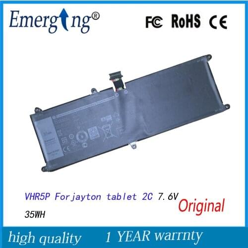 7.6V 35Wh New Original Laptop Tablet Battery for Dell VHR5P Jayton Tablet 2C