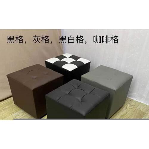 Custom shoes, small square stool, shoe replacement stool, school sofa stool, small leather stool, pier, dressing low stool, chil