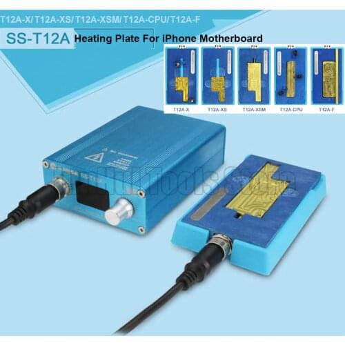 SS-T12A Soldering Station Kit Motherboard Repair Tool for iPhone 6 7 8 X XS Mobile Phone CPU NAND Heating Repair