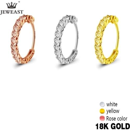 18K Pure Gold Earring Real AU 750 Solid Gold Earrings Nice Butterfly Upscale Trendy Classic Party Fine Jewelry Hot Sell New 2020