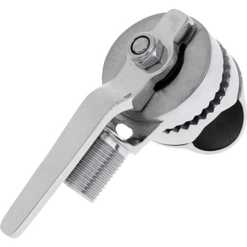 Heavy Duty Boats Adjustable Clamp-on Rail Antenna Base - 316 Stainless Steel