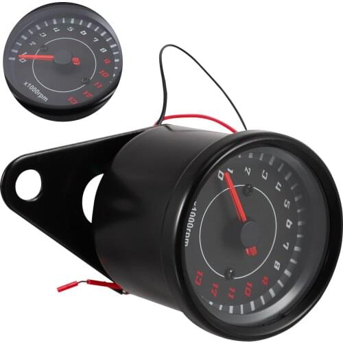 Motorcycle Tachometer LED Digital Tachometer Backlit Motorcycle Modified Gauge