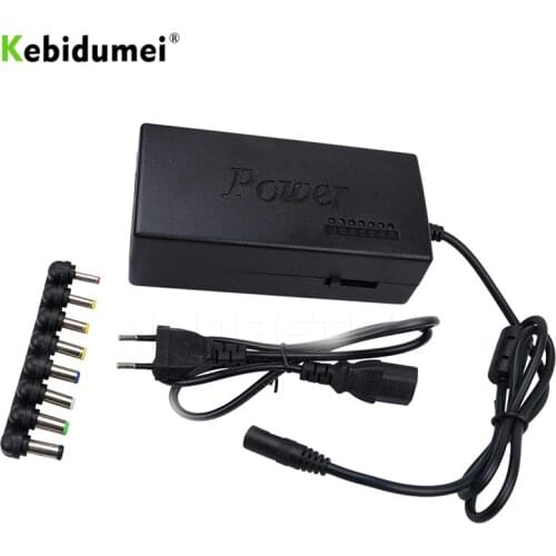 Kebidumei Universal Power Adapter 96W 12V To 24V Adjustable Portable Charger For Dell Hp Asus Acer Laptops Computer EU/US Plug