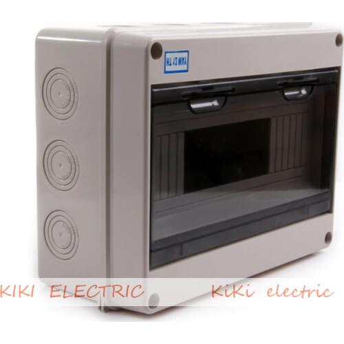 12 way SHT-12 mini circuit breaker box waterproof and dustproof distribution box PC transparent cover Light Control box