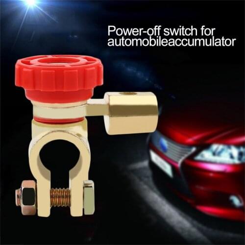 Car Battery Terminal Link Switch Quick Cut-off Disconnect Isolator Switch Truck Parts Auto Accessories Battery Disconnector