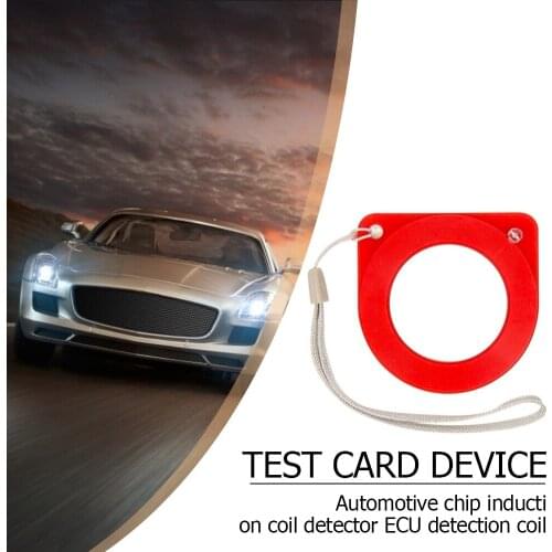 Car Key ECU Induction Signal Detection Portable Fast Checking Chip Immobiliser System Inspection Card Diagnostic Vehicle Testing