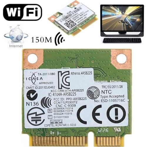 Bluetooth V4.0 Wireless Mini PCI-Express Card For Atheros AR5B225 DELL DW1703 K1AA