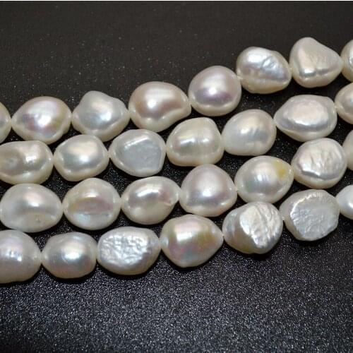 Grade AAA 10~11mm Natrural Freshwater Pearls Beads 38cm DIY Luxury Jewelry Making Findings 10 Strands