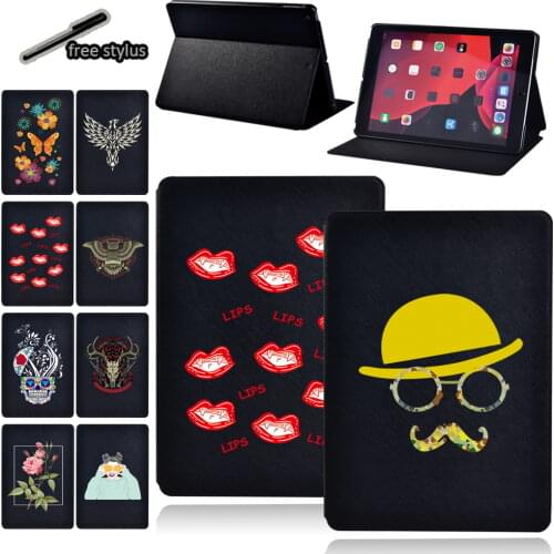 Tablet Case for Apple IPad 8/IPad 5th/6th Gen/IPad Mini 4/5/1/2/3/IPad 2/3/4/ IPad 7 Shockproof Leather Cover Case + Stylus