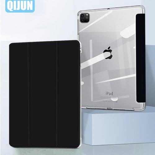 Tablet case for Apple ipad mini Air 1 2 3 4 5 6 7 th 7.9" 9.7" 10.2" 2019 2020 Leather Smart Sleep wake Trifold Stand Solid bag
