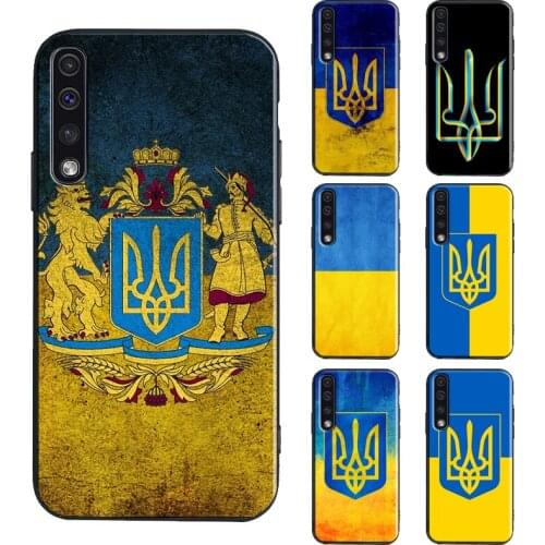 Ukraine Flag Coat of Arms Case For Samsung A51 A71 A11 A31 A41 A01 A02S A40 A50 A70 A21S A20e A12 A32 A52 A72 Cover