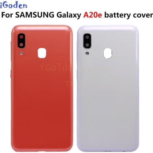 For SAMSUNG Galaxy A20e Back Battery Cover Door Rear Glass Housing Case For SAMSUNG A205F/DS A205FN/DS A205U A205GN/DS A205 LCD