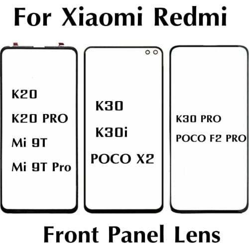 For Xiaomi redmi k20 Touch Screen Front Glass Touchpad Replacement Outer Panel Lens Cover Repair Part