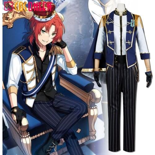 Ensemble Stars Music Knights Cosplay Costume Suou Tsukasa Ritsu Uniform Leo Arashi Costume COSPLAYONSEN Custom Made