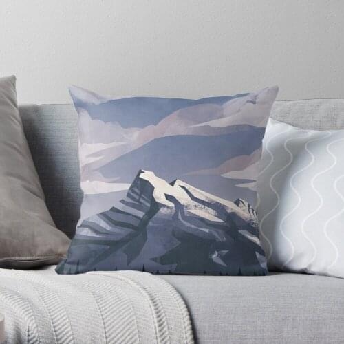 Mountain Light Throw Pillow Cushion Cover Polyester throw pillows case on sofa home living room car seat decor 45x45cm