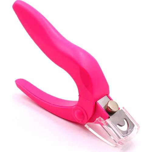 Nail Art Clipper False Nail TIp Edge Cutter Stainless Steel UV Gel Fake Nails U One Word Clipper Manicure Tool