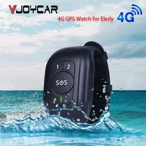 2021 Newest 4G LTE Personal GPS Tracker Fall-down Alert Smart GPS Bracelet Audio Call SOS Help for Elderly Kids Waterproof IP67