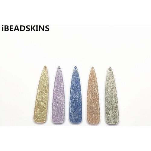 New arrival! 55x12mm 100pcs Acrylic Drop-Shape charm/Connectors for Necklace,Earrings parts,Accessories,hand Made Jewelry DIY