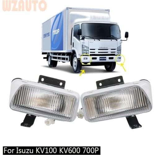 Qingling Truck Front Bumper Fog Lamp Assy Fog Light Assembly Fog Lamp Set For Isuzu 700P ELF KV100 KV600 4HK1