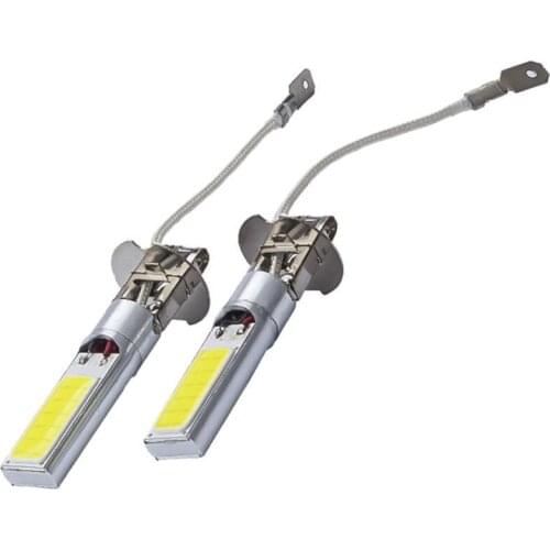 DC 12V 100W Headlight LED White Fog Light Bulb 6000K Aluminum Alloy Shell Car 2pcs Sale Stock