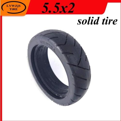 5.5 Inch Solid Tyre 5.5X2 Tubeless Tire 5.5*2 Puncture Proof Tyre for Jackhot Carbon Fiber Scooter Fastwheel F0 Electric Scooter