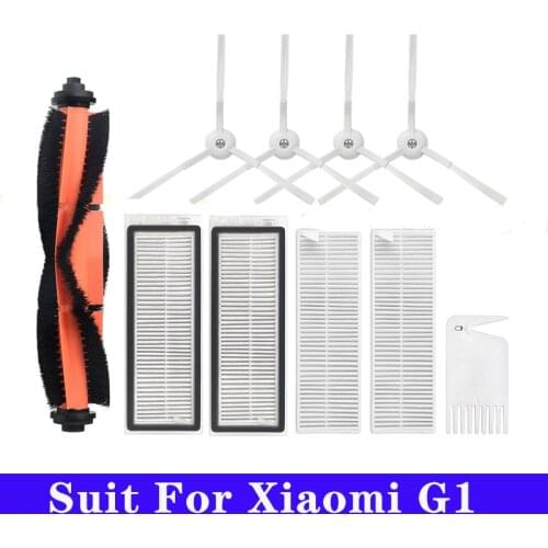 1 Set Replacement Spare Parts Suit For Xiaomi G1 vacuum Cleaner Robot Main Brush Side Brush Mops Hepa Filter