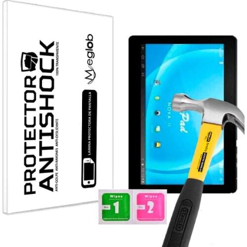 Screen protector Anti-Shock Anti-scratch Anti-Shatter compatible with Tablet Leotec L-Pad Nova II 101